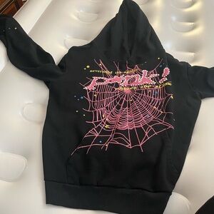 Black spider hoodie medium men’s